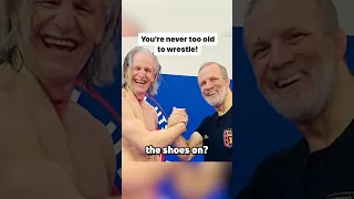 You’re never too old to wrestle!