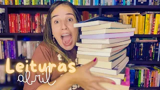 Todas as 15 leituras que fiz em Abril 👀 recorde da vida!! 🏆 || Jéssica Lopes