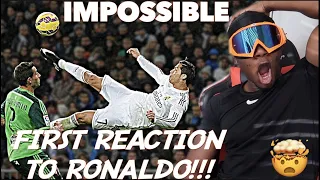 Basketball Fan American Reacts to Cristiano Ronaldo⚽️ Highlights| BaffourHD