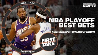 Joe Fortenbaugh's BEST NBA PLAYOFF BETS: Suns, Clippers, Bucks 🏀🙌 | First Take