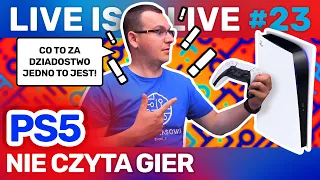 Wymiana LASERA w PS5 / NIE CZYTA GIER - charytatywnie dla Tomka  #LIVE #23