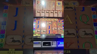 Eye Of Horus 4 scatters not once but twice nice win Ladbrokes gamble fruit machine