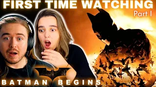 **the MOST PHENOMENAL SCRIPT!!** Batman Begins Reaction: FIRST TIME WATCHING (Nolan Batman Trilogy)