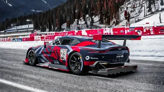 Real Racing 3 ASTON MARTIN GTE (2018)   RedBull Team GTD PRO design by AdisaRon LAGUNA SECA Gameplay