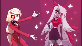 Charlie LOVES Her AMAZING GF, VAGGIE!! (Hazbin Hotel Comic Dub)