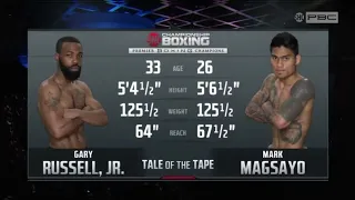 Gary Russell Jr vs Mark Magsayo highlights #boxing #worldtitle #foryou #fyp #fightnight