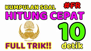 [TRIK PENDEKATAN] HITUNG CEPAT TANPA RUMUS (FR) TIU