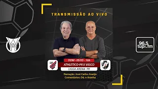 ATHLETICO-PR 1 X 0 VASCO - Campeonato Brasileiro - 5ª Rodada - 05/05/2024 - AO VIVO
