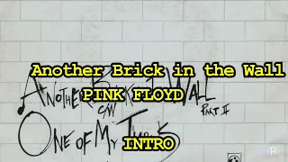 Another Brick in the Wall  - PINK FLOYD - Guitar Backing Track with chords and lyrics