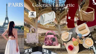 Paris Vlog Galeries Lafayette Luxury Shopping Chanel, Van Cleef & Arpels, Dior, Louis Vuitton, Loewe