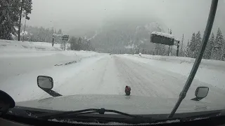 Snoqualmie Pass, and All Chained Up!