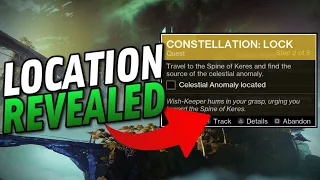 CONSTELLATION LOCK LOCATION GUIDE - Celestial Anomaly Located - WISH-KEEPER CATALYST | Destiny 2