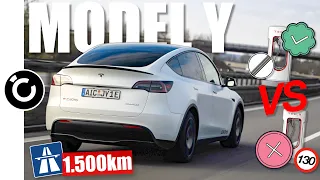 Schnell oder langsam - Supercharger VS HPC auf 1500km im Tesla Model Y