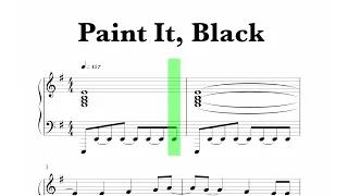 The Rolling Stones - Paint It, Black Sheet Music