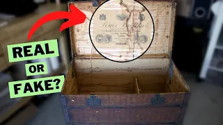 Louis Vuitton Trunk worth Thousands! (if it’s real)