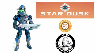 Commander Alder Star Dusk action figure review Fox Forge Toys - Yikes! Dr Toyland space wars