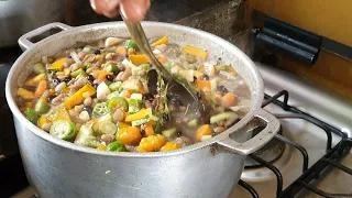 What They Don't Show You!! 😱😱 JAMAICA Hot Pot Stew (SPICY!!) from Scratch!