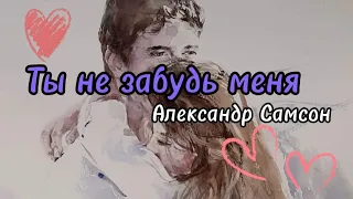 Очень красивая песня.Ты не забудь меня.Александр Самсон