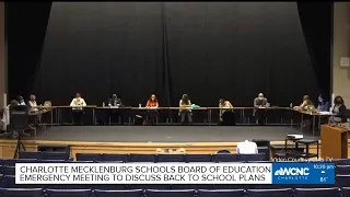 Charlotte Mecklenburg Schools discusses back to school plans (July 15, 2020)