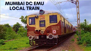 Mumbai Local Train- DC EMU- Ghansoli Station, Navi Mumbai, Maharashtra, India- Indian Railways