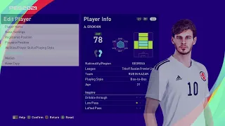 K. KVARATSKHELIA Base copy face  eFootball PES 2021 SEASON UPDATE