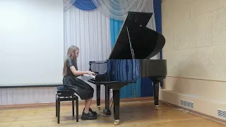 Боровик Полина, 11 лет, К. Лешгорн "Этюд" op.66 N17