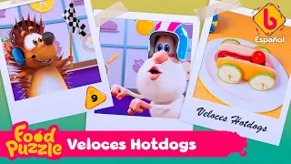 Booba Chef Food Puzzle | Veloces Hotdogs | Booba Oficial en Español