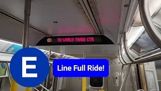 NYC Subway E Train to World Trade Center Full Ride! (Jamaica Center - World Trade Center)