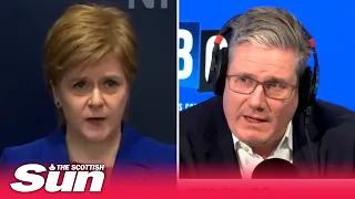 Nicola Sturgeon attacks Keir Starmer wondering if there's anything he'll 'Stand up & be counted on'
