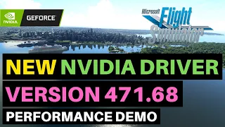 MSFS | NVIDIA DRIVER UPDATE 471.68 | VR DEMO | REVERB G2 | RTX 3080