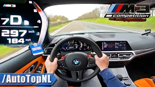 BMW M3 G80 COMPETITION TOP SPEED on AUTOBAHN [NO SPEED LIMIT] by AutoTopNL