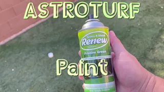 Fake grass paint