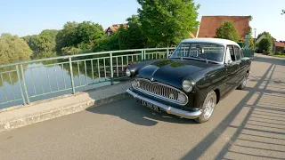Simca Vedette 1955 - Balade en Alsace du nord.