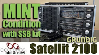 A close look at a mint condition Grundig Satellit 2100, with SSB-kit 2000.   #pcbway#