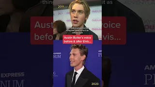 Austin butler’s voice before and after elvis voice #short #austinbutler #voice