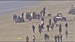 O SALVAMENTO de ALEX BOTELHO - GIGANTES de NAZARÉ Town Surfing  CHALLENGE  -11 FEVEREIRO 2020