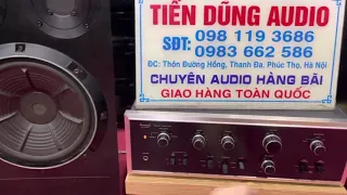 Trio khủng 200w hát hay , nghe nhạc bass đánh rụng tim. Giá 7,6 triệu , amply sansui 5,8 triệu