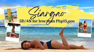 SIARGAO DIY ITINERARY | ₱15,000 Budget