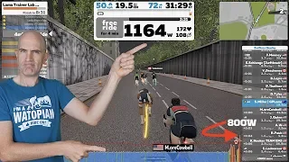 Swift Zwift Tip: Power Clipping at 800W?