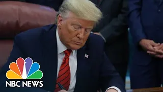 Trump Signs Coronavirus Spending Bill | NBC News (Live Stream Recording)