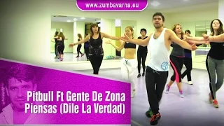 ZUMBA - Pitbull Ft Gente De Zona Piensas (Dile La Verdad)