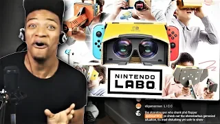 ETIKA REACTS TO VIRTUAL REALITY NINTENDO LABO