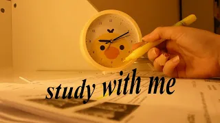 🎥 STUDY WITH ME AT NIGHT*:･ Finals Edition  (piano & lofi BGM)