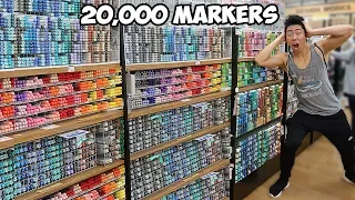 NO BUDGET AT THE ART STORE SHOPPING SPREE!! (Worlds Biggest Art Store)