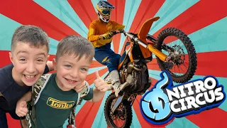 Action Sports with Nitro Circus | Motocross BMX Tricks | Motorcycle for Kids