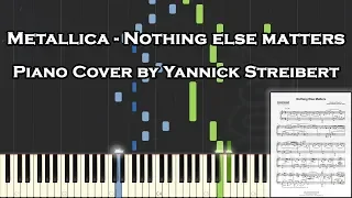 How to play Nothing else matters by Metallica on piano - Piano Cover - Synthesia Tutorial