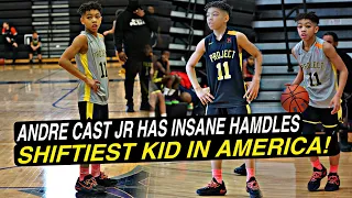 12 Year Old Has INSANE HANDLES! Andre Cast Jr Is SO Shifty!