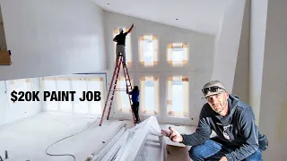 Painting the interior of a house. What it costs.