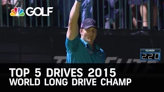 Top 5 drives from the 2015 World Long Drive Championship | Golf Channel