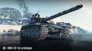 AMX 30 1er prot. появился в продаже в WOT Blitz!!!!!!